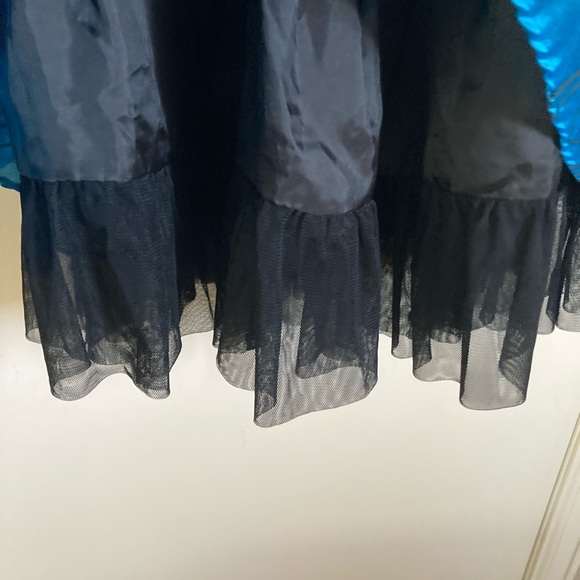 🌞Jona Michelle Turquoise&Black Circular Design Great Dress for Holidays C - Picture 7 of 10